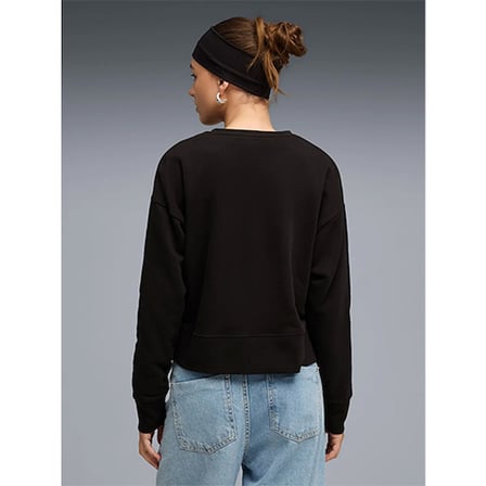 Puma HER Relaxed Crew Kadın Siyah Sweatshirt 69188501