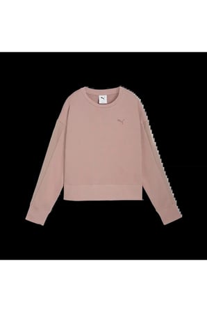 HER Relaxed Crew Pembe Kadın Sweatshirt