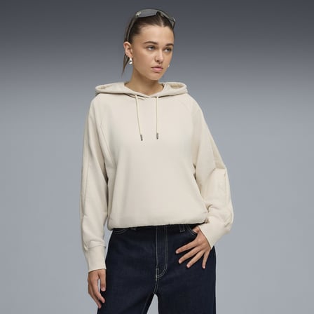 Puma HER Oversized Hoodie Kadın Bej Sweatshirt 69188687