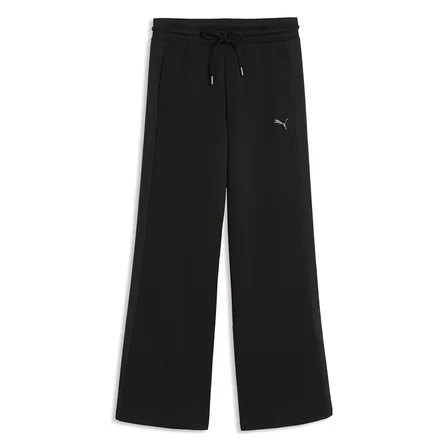 Her Comfort High-Waist Kadın Siyah Günlük Stil Eşofman Altı 69188901