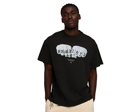 Puma Swish N  ink Tee ı Erkek Basketbol Tişörtü 63465801 Siyah