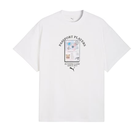 635060-01 Puma The Atw Dylan Tee Iıııı Erkek T-Shirt Beyaz