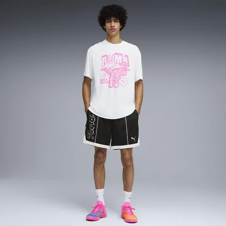 Flagrant Foul Erkek Beyaz Basketbol T-Shirt 69227002