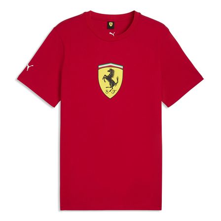 Ferrari Colored Shield Erkek Kırmızı Günlük Stil T-Shirt 63531002