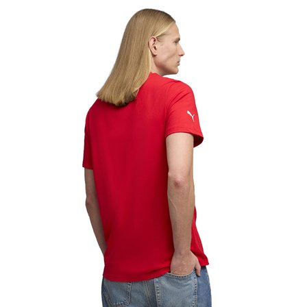 Ferrari Colored Shield Erkek Kırmızı Günlük Stil T-Shirt 63531002