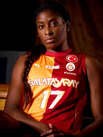 Galatasaray Puma 2025/2026 Kadın İç Saha Parçalı Voleybol Forma 78789901