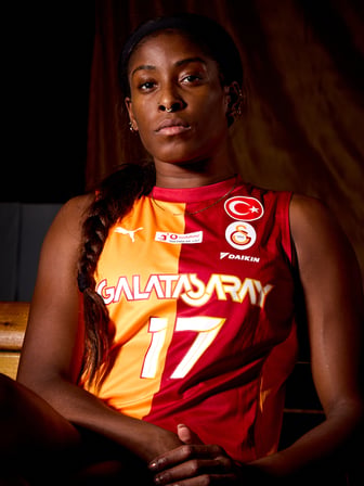 Galatasaray Puma 2025/2026 Kadın İç Saha Parçalı Voleybol Forma 78789901