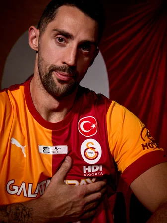 Galatasaray Puma 2025/2026 İç Saha Parçalı Voleybol Forma 78790201