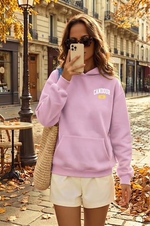 Unisex Baskılı Oversize Hoodie Kapüşonlu Sweatshirt