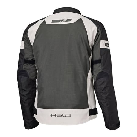 Held Tropic 4 Korumalı Motosiklet Montu (Geniş Beden) Gri  Siyah