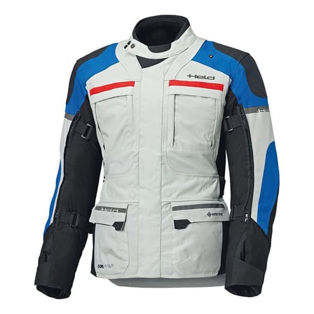 Held Carese 3 Adventure Korumalı Motosiklet Montu Gri  Mavi