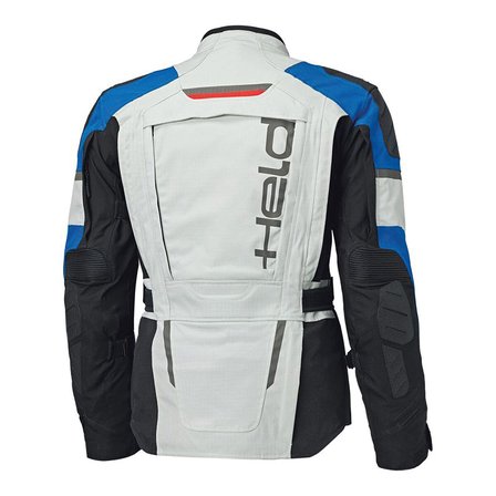 Held Carese 3 Adventure Korumalı Motosiklet Montu Gri  Mavi