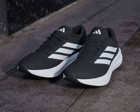 Adidas Runfalcon 6 Koşu Ayakkabısı Siyah Renk 36 Numara Cloudfoam Yastıklamalı Spor Ayakkabı