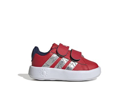 Adidas GRAND COURT MARVEL SPIDER-MAN CF I Bebek Günlük Ayakkabı KI9193 Kırmızı