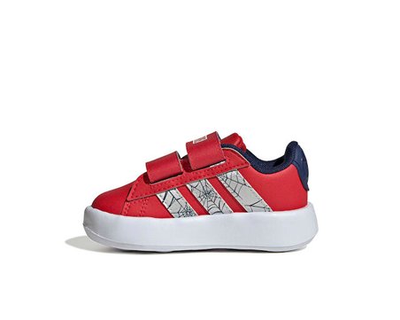 Adidas GRAND COURT MARVEL SPIDER-MAN CF I Bebek Günlük Ayakkabı KI9193 Kırmızı