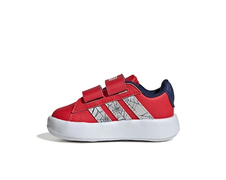 Adidas GRAND COURT MARVEL SPIDER-MAN CF I Bebek Günlük Ayakkabı KI9193 Kırmızı