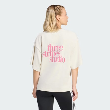adidas KX3166 W 3SS GFX TEE2 Kadın Tişört
