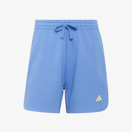 adidas 3 Stripes Studio Polar Kadın Mavi Antrenman Şortu