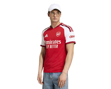 Adidas Arsenal FC 26/27 İç Saha Forması Erkek Futbol Forması JZ3168 Kırmızı
