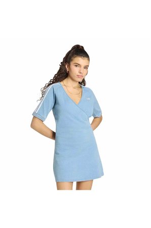adidas Kadın  Mavi  Elbise DENIM DRESS KZ5056