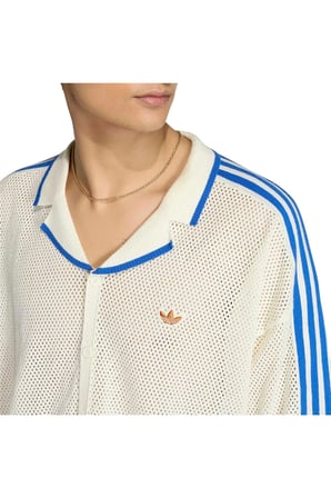 adidas Erkek  Beyaz  T-shirt KNITTED SHIRT KX1223