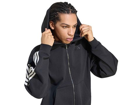 Adidas M AK 3S FZ Erkek Günlük Ceket KW2367 Siyah