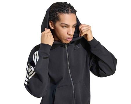 Adidas M AK 3S FZ Erkek Günlük Ceket KW2367 Siyah