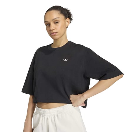 KQ6692-K adidas Ess Crop Tee Kadın T-Shirt Siyah