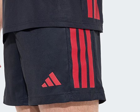 Adidas Türkiye Voleybol Milli Takımı Şortu Türkiye Erkek Voleybol Milli Takım Şortu KM7478 Siyah