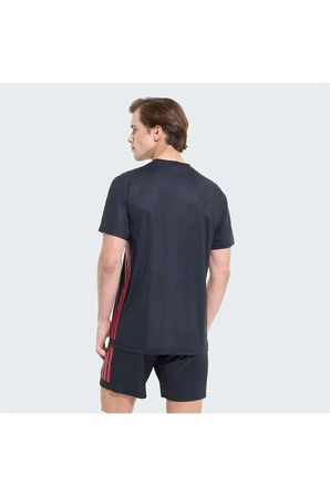adidas Erkek  Siyah  Forma CUQuickset SS M TVF KM7473