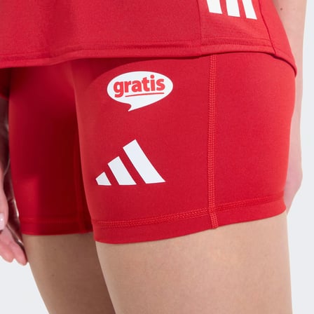 adidas Türkiye Voleybol Milli Takımı Kadın Voleybol Kırmızı Tayt