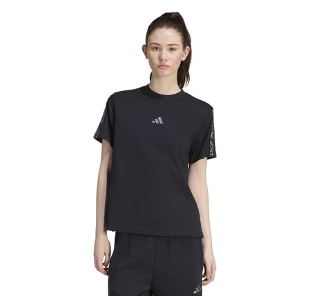 KH1550-K adidas W Aop 3S Sj Tee Kadın T-Shirt Siyah