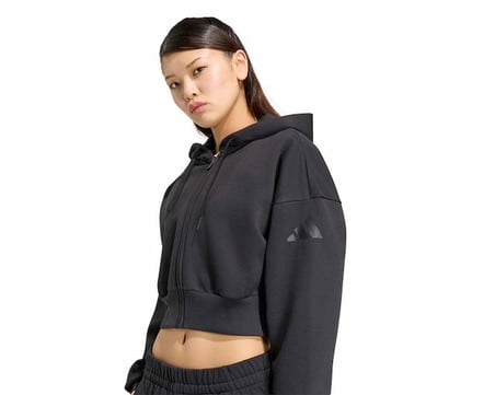 Adidas W SL FL FZ HD Kadın Günlük Ceket KF6245 Siyah