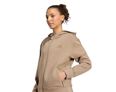 Adidas D4T FZ HOODIE Kadın Antrenman Ceketi KS3301 Haki
