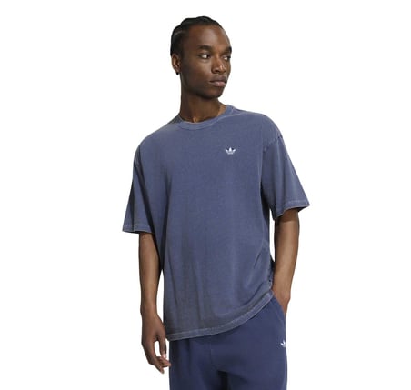 KY5385-E adidas Ess Loose Tee Erkek T-Shirt Lacivert