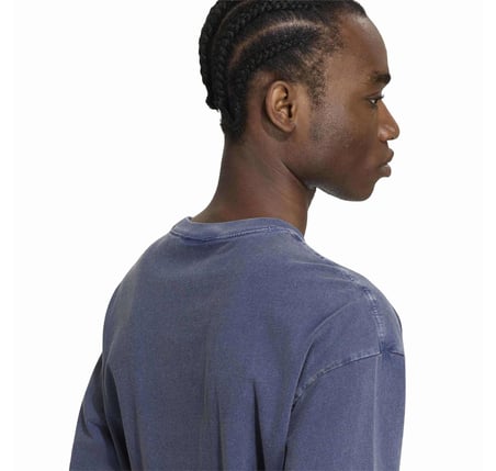 KY5385-E adidas Ess Loose Tee Erkek T-Shirt Lacivert