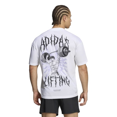 adidas M MANGA G T Beyaz Erkek Tişört KQ9864