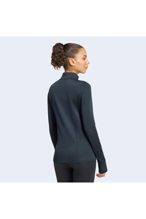 ADİDAS WE MIN 1/4 ZIP KADIN SWEATSHIRT KF9430 SİYAH
