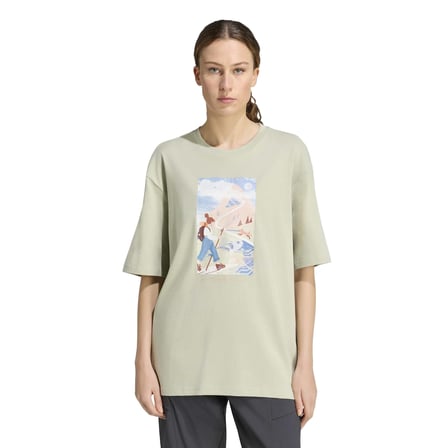 KS2523-K adidas W Paths G T Kadın T-Shirt Yeşil