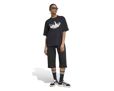 Adidas GLTR TREF TEE Kadın Günlük Tişört KS2363 Siyah