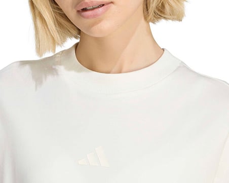 Adidas W SOFT LUX L T Kadın Günlük Tişört KS7932 Beyaz