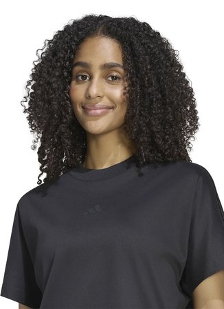 Adidas KS7934 W SL L T Siyah Bisiklet Yaka Kadın T-Shirt
