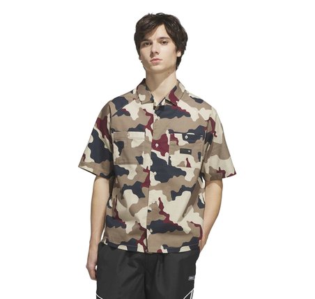 KS4328-E adidas Fs+ Button Up Erkek G&amp;ouml;mlek Haki