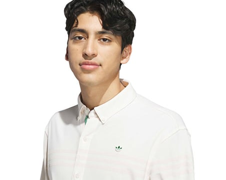 Adidas S LS Button Up Erkek Günlük Gömlek KH4064 Beyaz