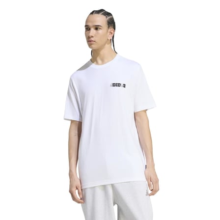 adidas M NOV CARD T Beyaz Erkek Tişört KC7129