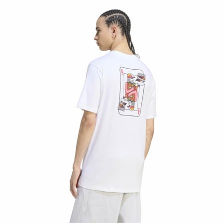 adidas M NOV CARD T Beyaz Erkek Tişört KC7129