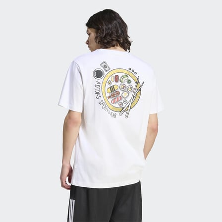 adidas sushi t erkek beyaz t-shirt
