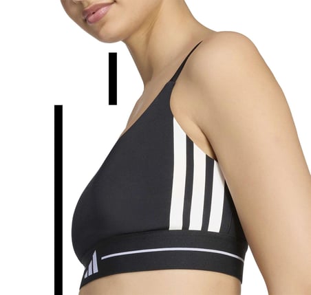 KW4415-K adidas Hyg Padded Bra Kadın Büstiyer Siyah