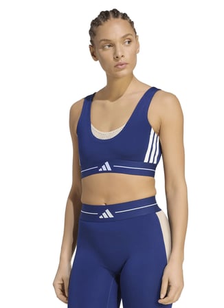 Adidas Mavi Kadın KQ5751 HYG BRALETTE D Sporcu Sütyeni