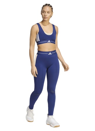 Adidas Mavi Kadın KQ5751 HYG BRALETTE D Sporcu Sütyeni